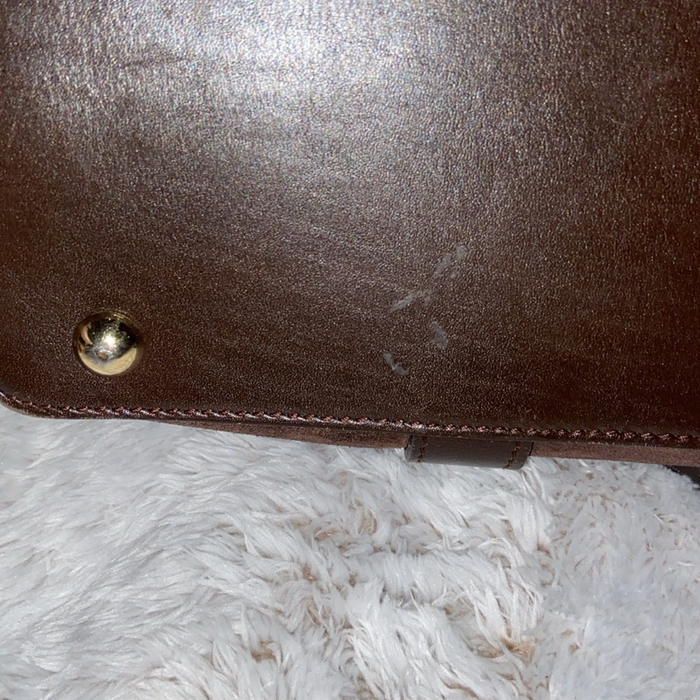 Salvatore Ferragamo Vintage Dark Brown Suede and Leather Shoulder Bag EUC - Picture 13 of 13